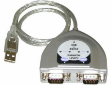 Lindy USB-A – 2x kábel RS-232 (42889)