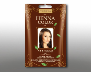 Venita bylinná omalovánky Henna Color 30G 115 čokoláda