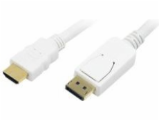 LogiLink Displayport - HDMI 2M WHITE (CV0055)