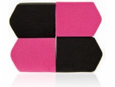 Donegal Makeup Sponge Black and Pink, 8,7x5,5x2,5 cm 4 ks. (4307) 1OP.-4PCS