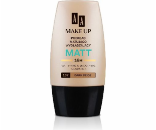 AA Make Up Matt Matt a Smooth Foundation 107 Dark Beige 30ml