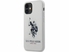 NÁS. Polo Assn Us Polo USHCP12SSLHRWH iPhone 12 Mini 5.4 White/White Silicone Collection