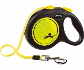 Flexi Automatic Leash Flexi Neon Reflect TAPE L 5M