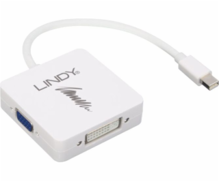 Lindy DisplayPort Mini - HDMI - VGA - DVI-I AV adaptér bi...