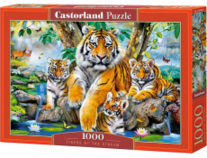 Puzzle 1000 prvkov - tigre v prúde