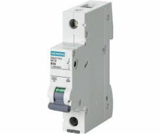 Přepínač Siemens Overprourrent 1P B 16A 6KA (5SL6116-6)