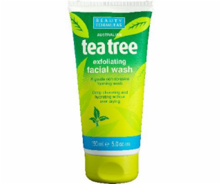 Beauty Formulas Tea Tree Exfoliating gel pro mytí obličej...