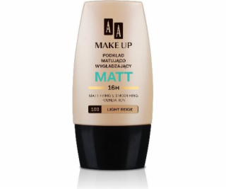 AA Make Up Matt Matt a Smooth Foundation 103 Light Beige ...