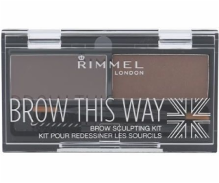 Rimmel Brow This Way SCUPLTING KIT SHADE 002 Středně hněd...