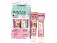 Floslok Floslok Lip Care Vege Renewal Set (Scrub to Cherry Cherry Cherry 14G+Lemon Mask 14G)