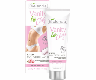 Bielenda Vanity Bio Clays Depilation Cream s růžovou hlín...