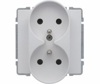 KOS DUAL SOCKET KOS66 s/U 16A WHITE (660449)