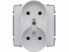 KOS DUAL SOCKET KOS66 s/U 16A WHITE (660449)