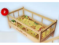 Malimas Wooden Cot (Malimas Bedsor)