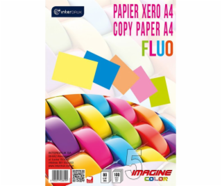 Fotografie Interdruk Paper A4 80g Mix of Fluo 100 listů