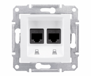 Schneider Electric Computer Socket Double Sedna RJ45 Kat....