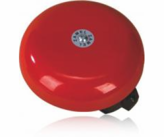 Velvet Carbon Bell 230V Large 104dB IP44 230mm School - D...