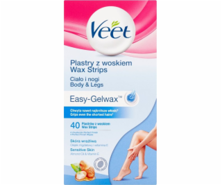 Veet Snadné gelwax plátky s voskováním voskování 40 ks