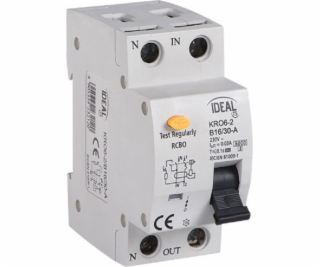 Kanlux Diferencial-Departing Switch 2P B 6A 0,03A typ AC ...