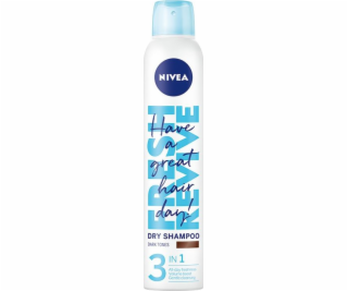 Nivea Fresh Revive Dry Hair Shampoo 3in1 Dark 200 ml