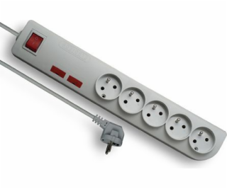 Power Strip Elgothech PSF2 Anti-Redevelopment 5 Sockets 3...