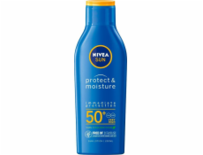 Nivea nivea_sun chrání vlhkost zvlhčující balzám SPF50 solávání 200 ml