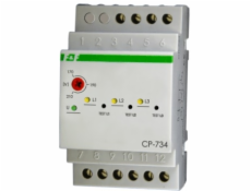 F&F 3-fázové napětí relé relé 3x (50-450V)+N 3Z 8A 170-210V AC CP-734