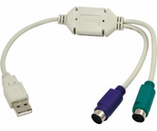 Adaptér USB LogiLink adaptér 2x PS/2 na USB (AU0004A)