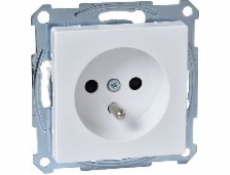 Schneider Electric Plug Socket Single Grounding White (MTN2500-0325)