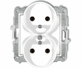 Karlik Mini Double Socket s/u bílý mgpr-2z