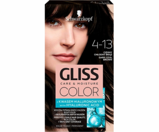 Schwarzkopf Gliss Color No. 4-13 Tmavě chladná hnědá