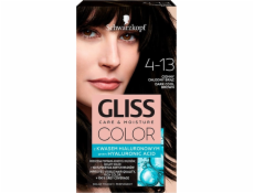 Schwarzkopf Gliss Color No. 4-13 Tmavě chladná hnědá