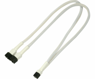 Nanoxie 3-pinový molex žert 30 cm, bílá (900400002)