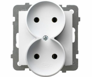 Ospel Socket As Double White (GP-2GR/M/00)