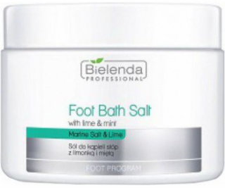 Bielenda Professional Foot Bath Salt s limetovou a mintov...