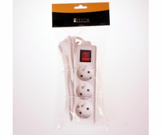 Libox Power Strip 3 3 m White Sockets (LB0081-3)