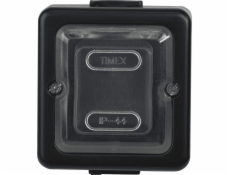 Timex-Elektro Loft Candlestick IP44 Black, Black Dug-Out Key (Wnt-2J CZA)