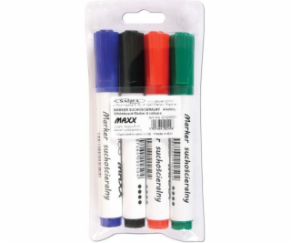 Cresco Marker Dry -Erase Maxx 4 Barvy - 248186