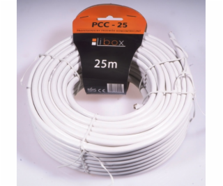 Kabel antény Libox, 25, bílý (PCC25)