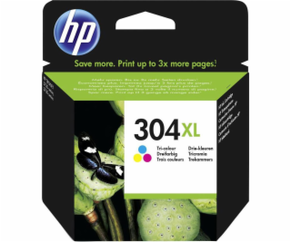 HP Original Three -Color Inkjet Insert 304xl (N9K07AE#uus)