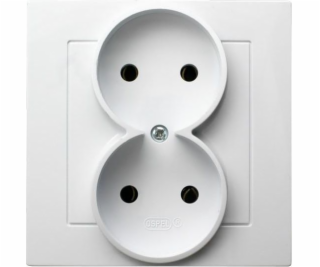 Ospel Socket As Double White (GP-2G/00)