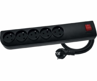 Power Strip Elgothech PSF3 Anti-Redevix 5 Sockets 3 m Bla...