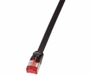 LogiLink Patchcord Flat U/FTP CAT6, 20M, černá (CF2113S)