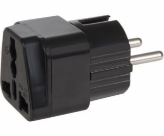 MacLean Adapter Travel Nest UK na EU Black (MCE155)