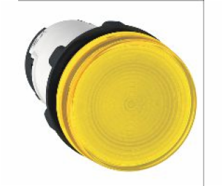 Elektrická signalizační lampa Schneider 22mm žlutá 230V A...