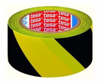 Tesa, varovná lepicí páska 33m 50mm žluto-černá (H6076093)