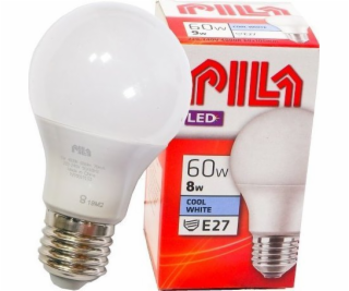 Philips LED žárovka E27 PILA LED 60W A60 CW FR ND 1CT/6 9...