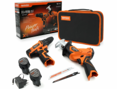 Sada bezdrátového bezdrátové sady Daewoo: Vrták + SAW/DGA 1220li Set Daewoo Power Tools Set