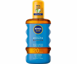 Nivea nivea_sun chrání bronzový olej aktivující SPF20 200...