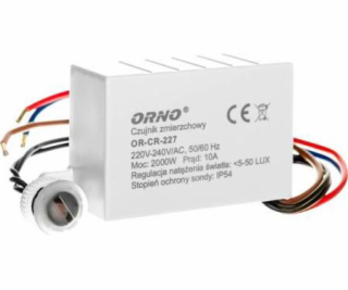 Orno Twilight Switch se senzorem 10A 230V 5-50LX (OR-CR-227)